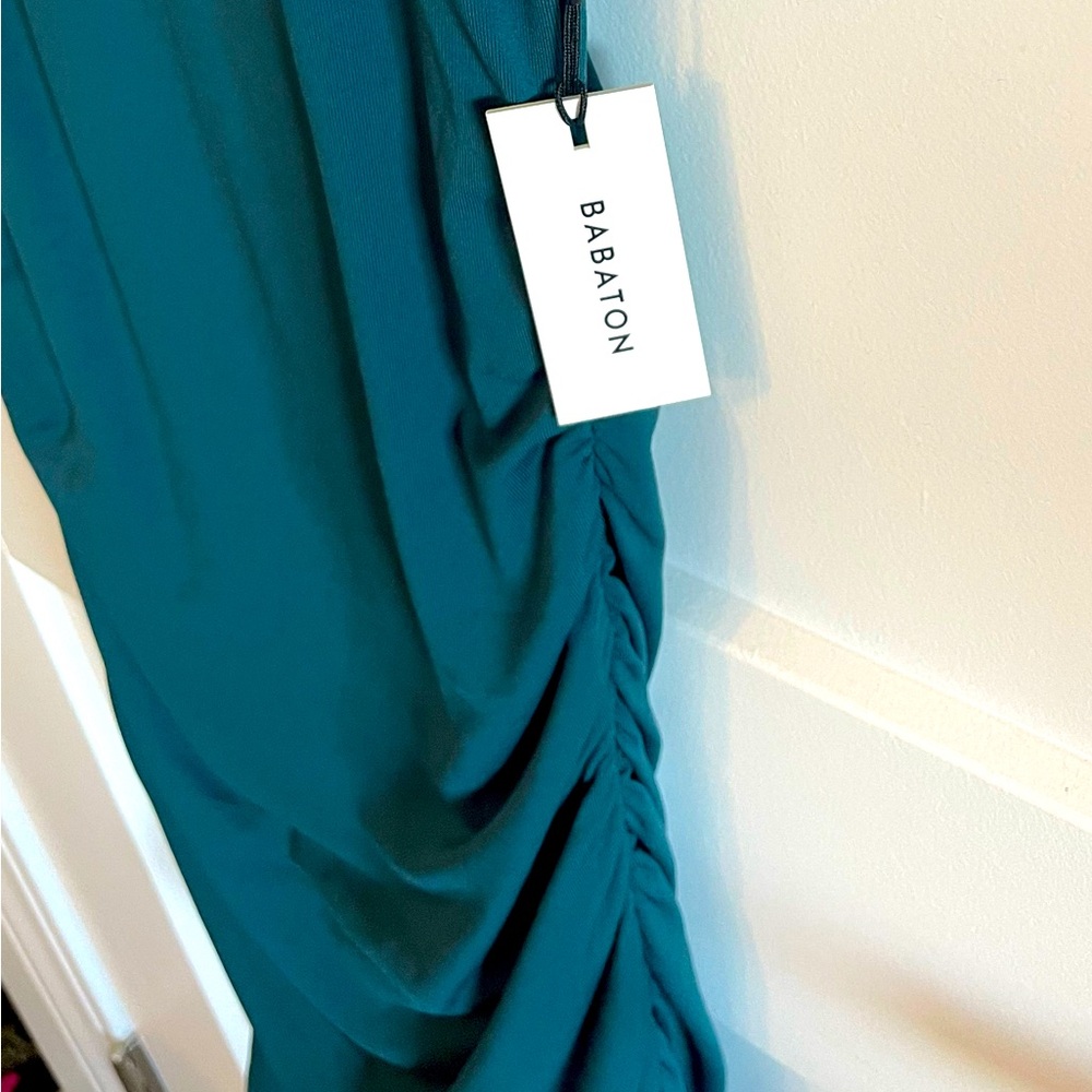 Aritzia Babaton Turquoise
Ruched Sheath Midi Dress - Picture 3 of 3